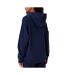 Sweat à capuche marine femme lacoste polaire surdimensionné-2