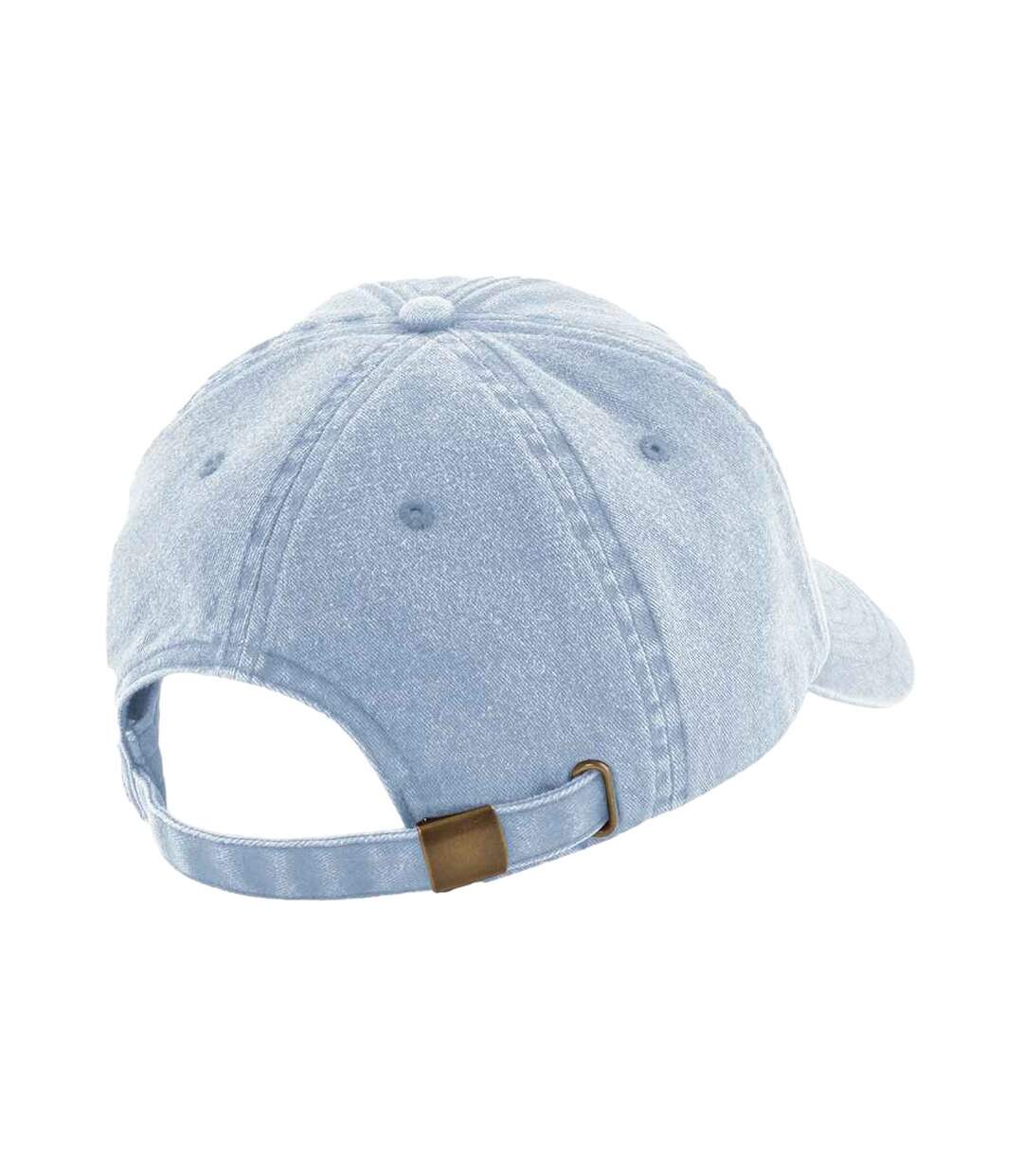 Vintage Low Profile Cap Light Blue Beechfield-2