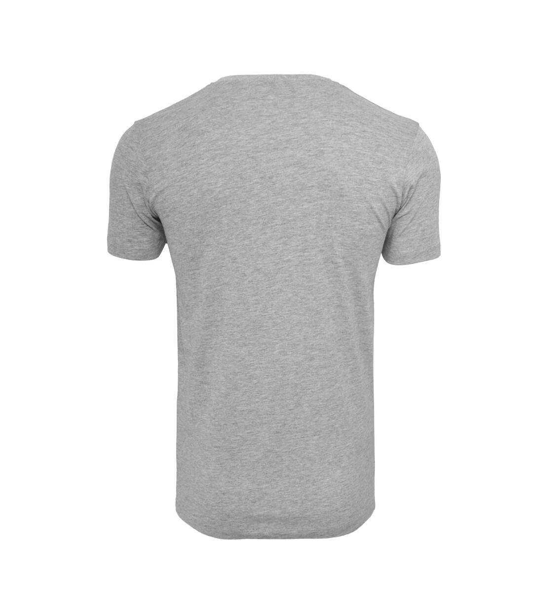 T-shirt Rose Pour Hommes Gris Chiné Mister Tee-2
