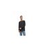 Mens Knitted Regular Jumper Dark Grey Melange Jack And Jones-1