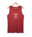 Débardeur homme Challenger SORRY2 bordeaux imprimé — Confort pur coton jersey-2
