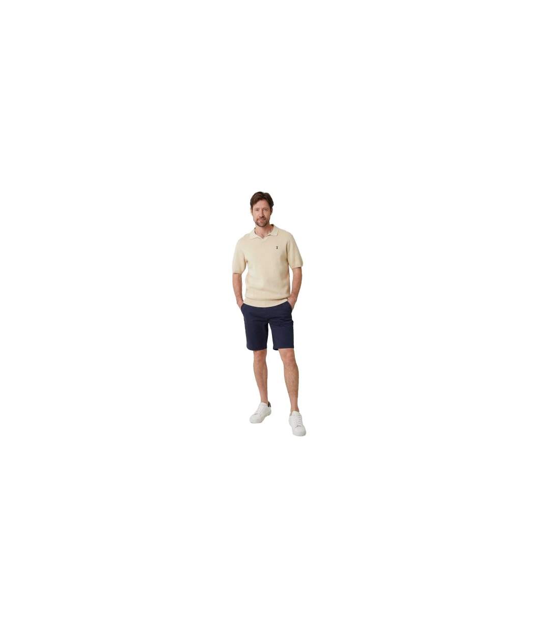 Polo Homme Beige Gris Saltwell-1