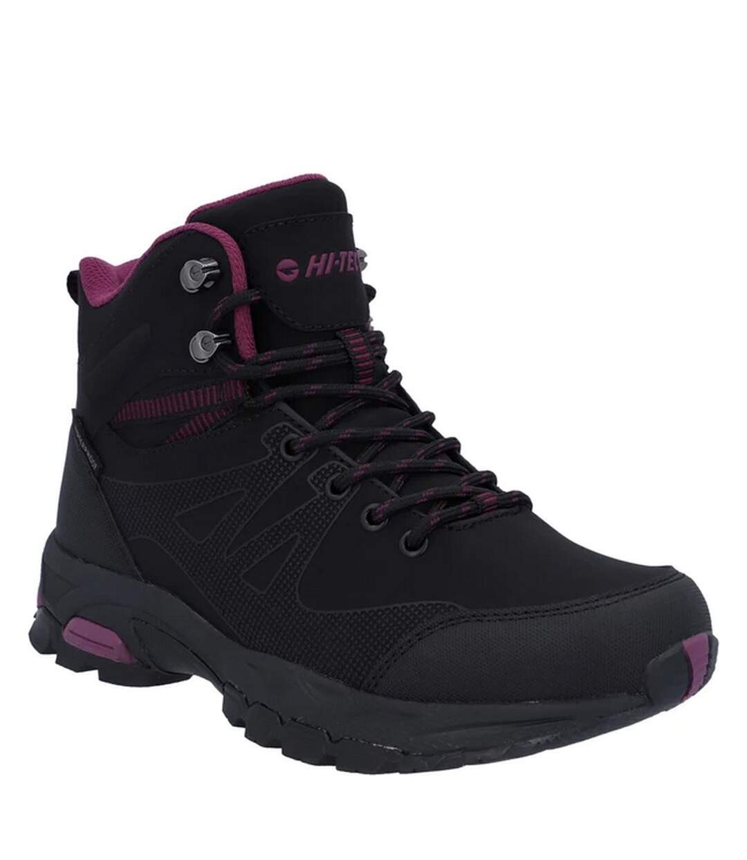 Bottines jackdaw femme noir / bordeaux Hi-Tec