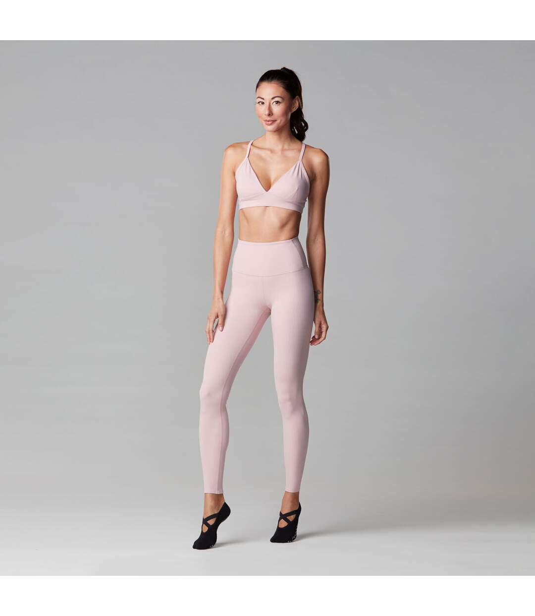 Legging femme rose Tavi Noir-3