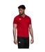 Canterbury Mens Waimak Short Sleeve Pique Polo Shirt (Red)
