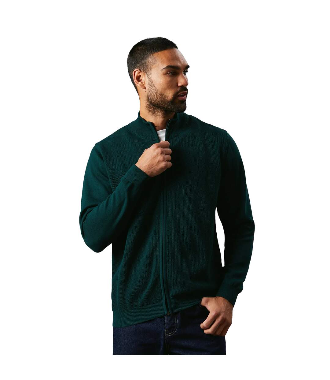 Veste homme vert bouteille Maine-1