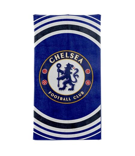 Chelsea FC Pulse Beach Towel (Blue/White/Black) - UTBS4126