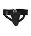 Coquille de protection slip noir homme metal boxe b146-1