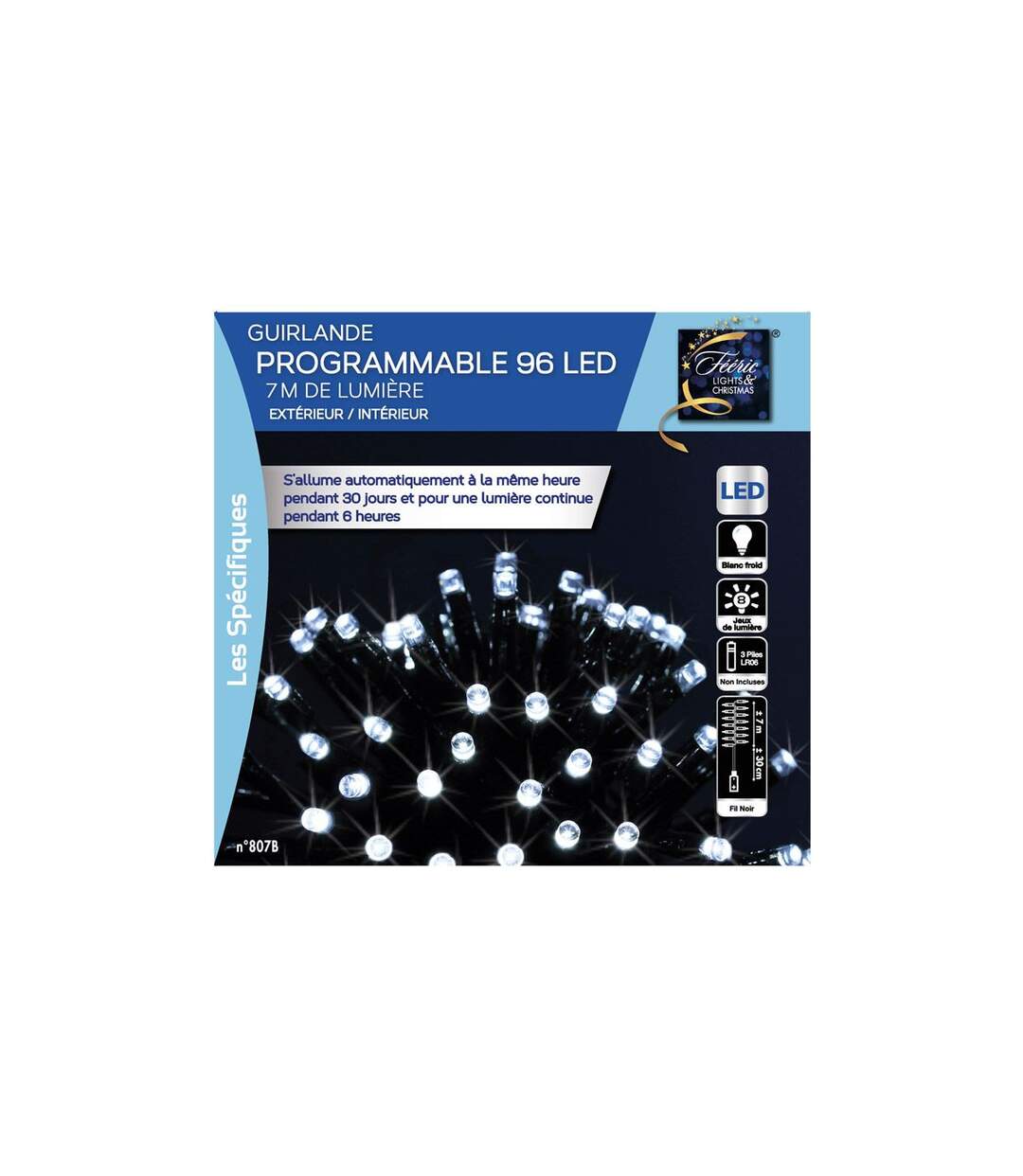 Guirlande Lumineuse Extérieur Program 7m Blanc Froid-2