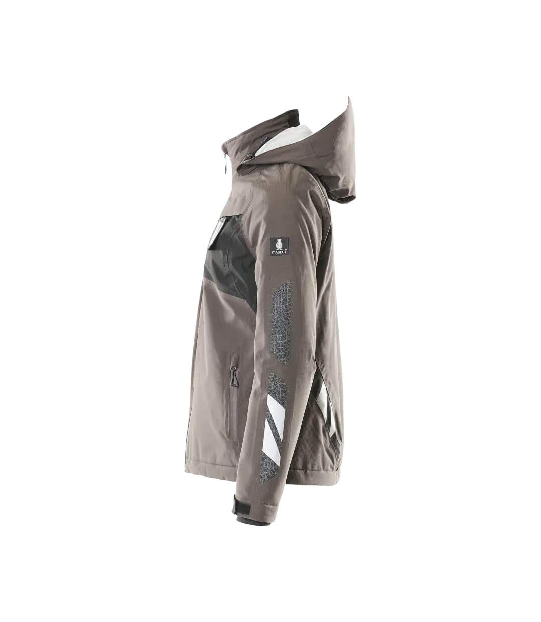 Womens/ladies Accelerate Shell Jacket Dark Anthracite Black Mascot-2