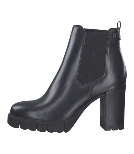 Bottine à Talon Cuir Tamaris