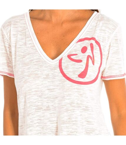 Women's sports t-shirt with sleeves Z1T00434