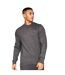 Pack of 2  Mens traymax crew neck sweatshirt  red/charcoal Crosshatch