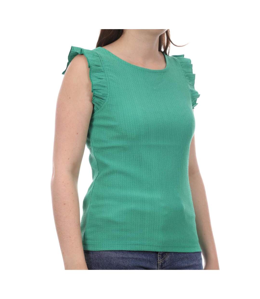 Top Vert Femme Vero Moda Elisa - M-1