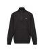 Mens Quarter Zip Fleece Black Slazenger-1