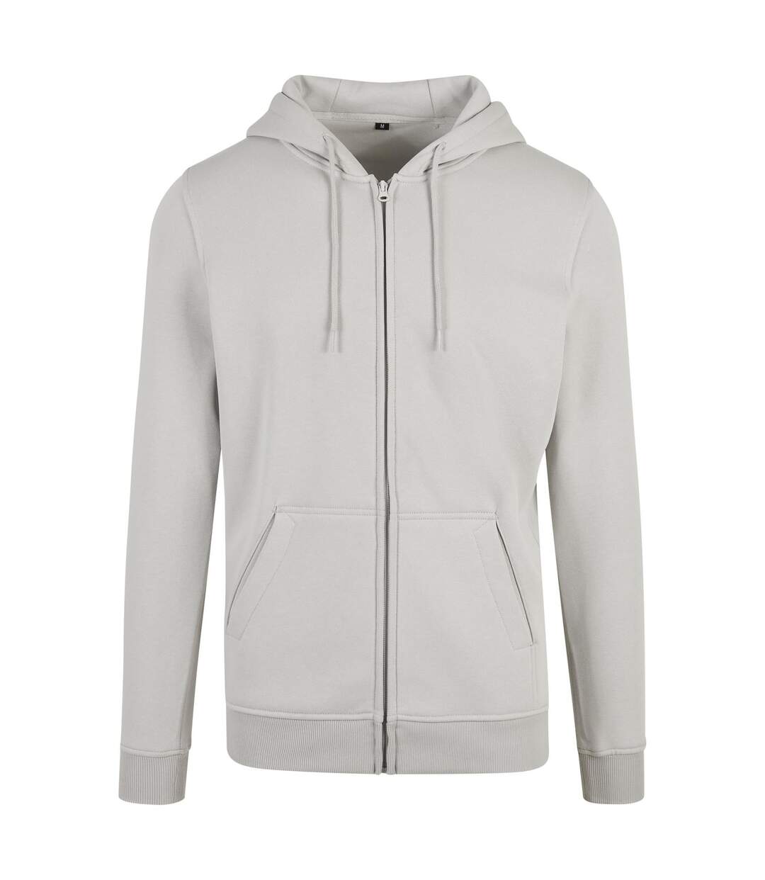 Sweat À Capuche Adulte Gris Pâle Build Your Brand-1