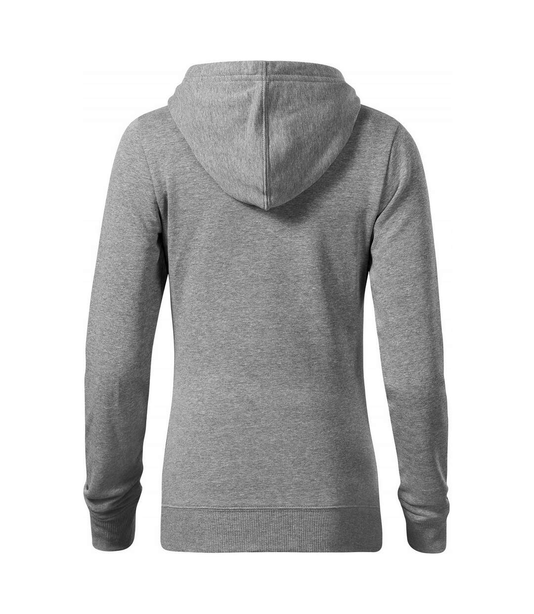 Sweat À Capuche Break Femme Gris Malfini-2