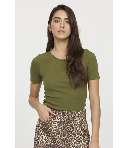 T-shirt manches courtes coton slim ANICIA