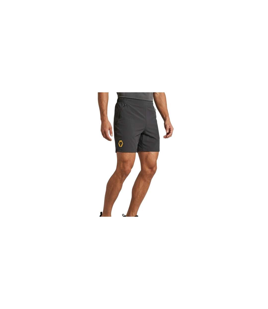 Short De Foot Motif/style Logo Homme Gris Foncé Castore-1