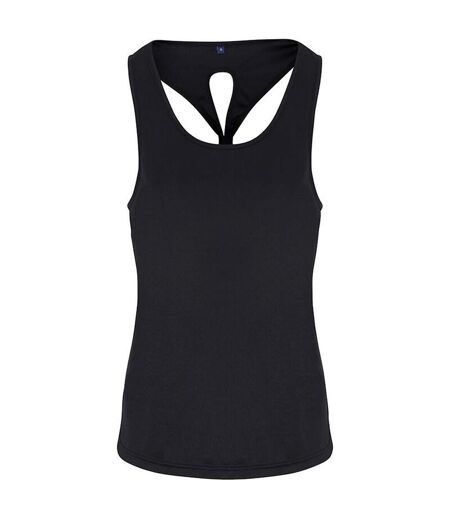TriDri Womens/Ladies Yoga Knot Vest (Black) - UTRW6537