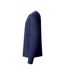 T-shirt Basic Homme Bleu Marine Foncé Clique-3