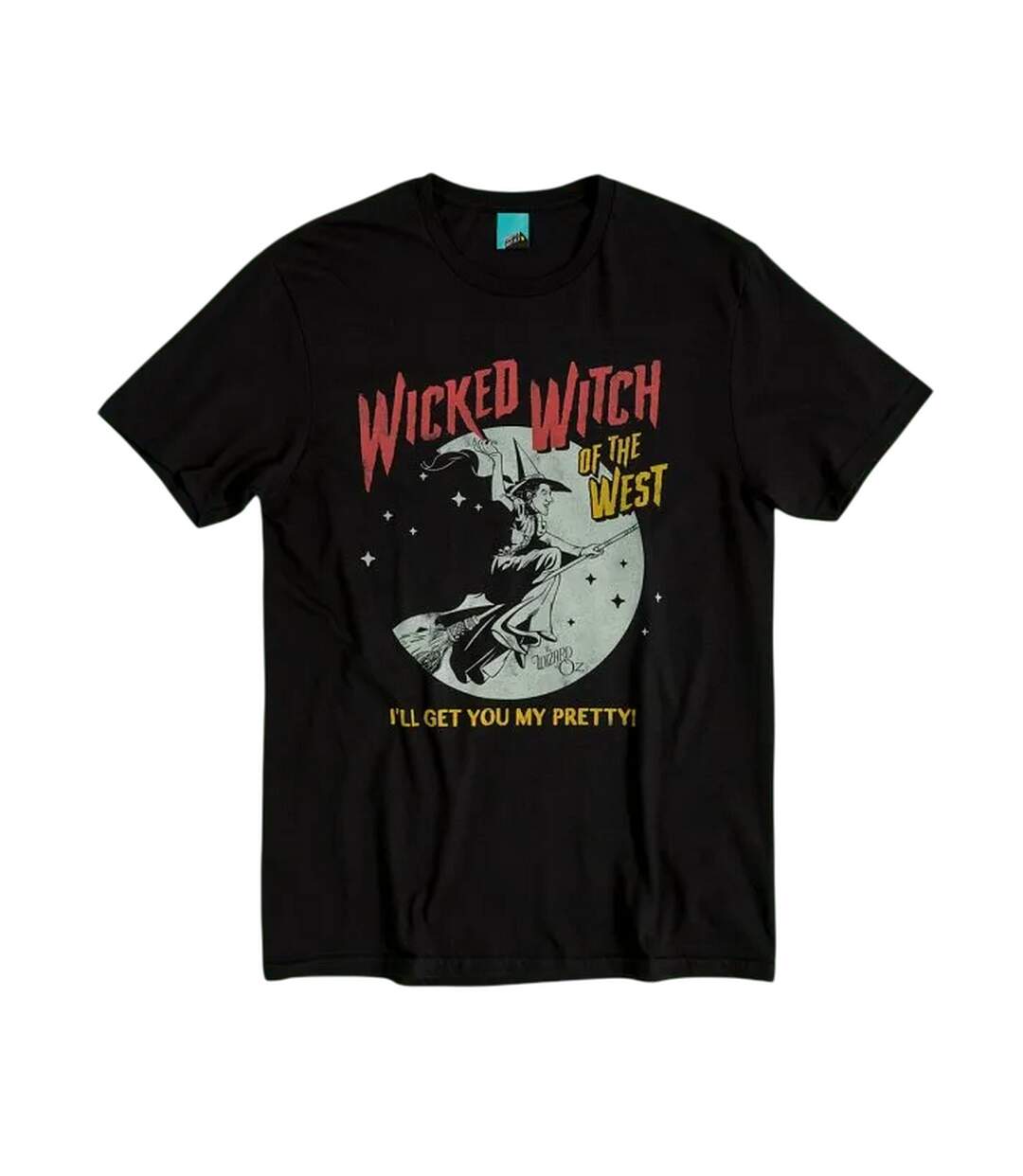 T-shirt Wicked Witch Of The West Adulte Noir Charbon The Wizard Of Oz-2