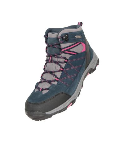 Mountain Warehouse Womens/Ladies Rapid Suede Waterproof Walking Boots (Navy) - UTMW1184