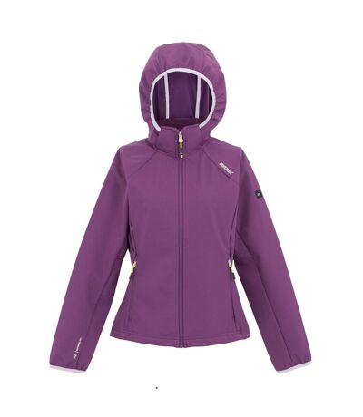 Veste softshell bourda femme violet coucher de soleil / lilas pâle Regatta