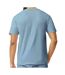 Mens soft style ringspun t shirt stone blue Gildan