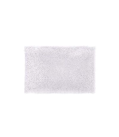 Tapis de Salle De Bain Maxi Chenille 50x80cm Blanc