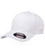 Casquette peignée wooly unisexe blanc Flexfit