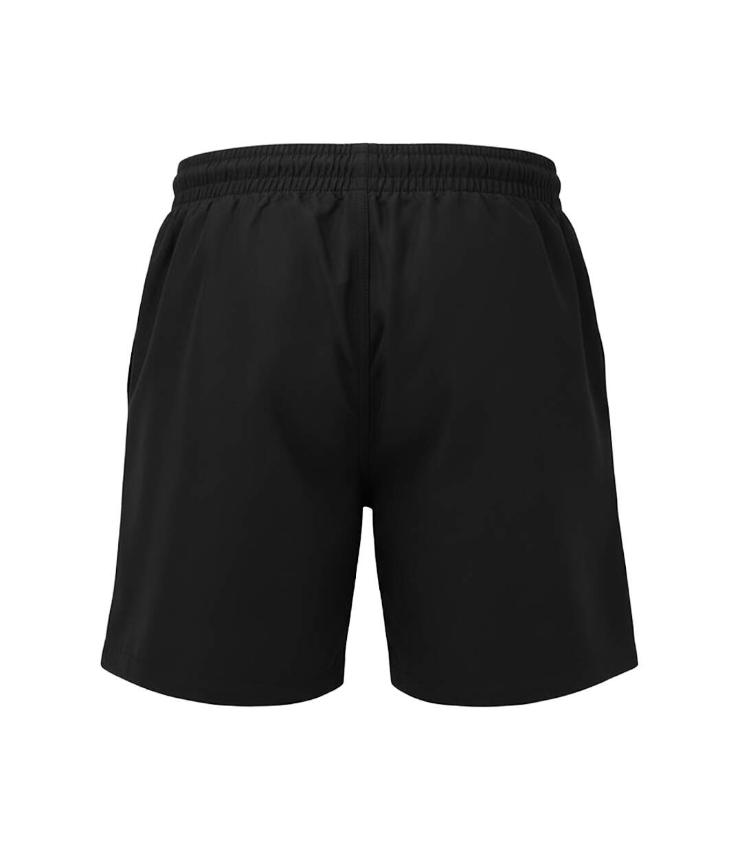 Short De Bain Motif/style Uni Homme Noir Uni Wombat-2