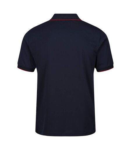 Polo oakmont homme bleu marine / rouge danger Regatta