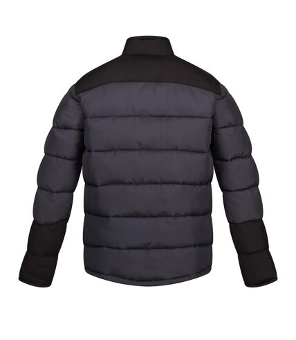 Regatta Mens Vintage Insulated Puffer Jacket (Seal Grey/Black)