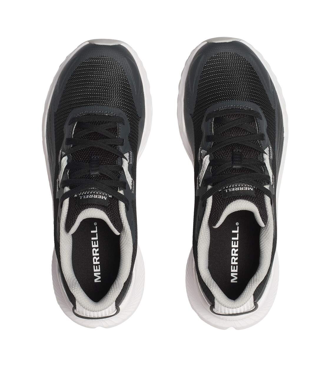 Womens/ladies Agility Off Road Shoes Black Merrell-4
