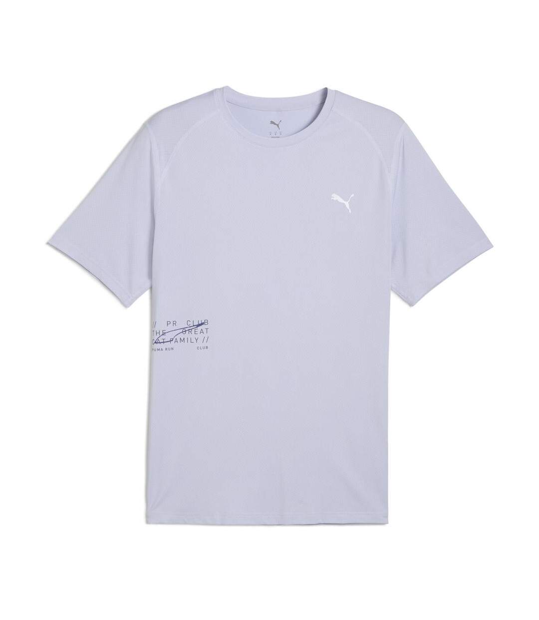 T-Shirt violet femme puma run graphic mesh-1