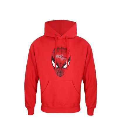 Spider-Man Unisex Adult Crest Hoodie (Red)