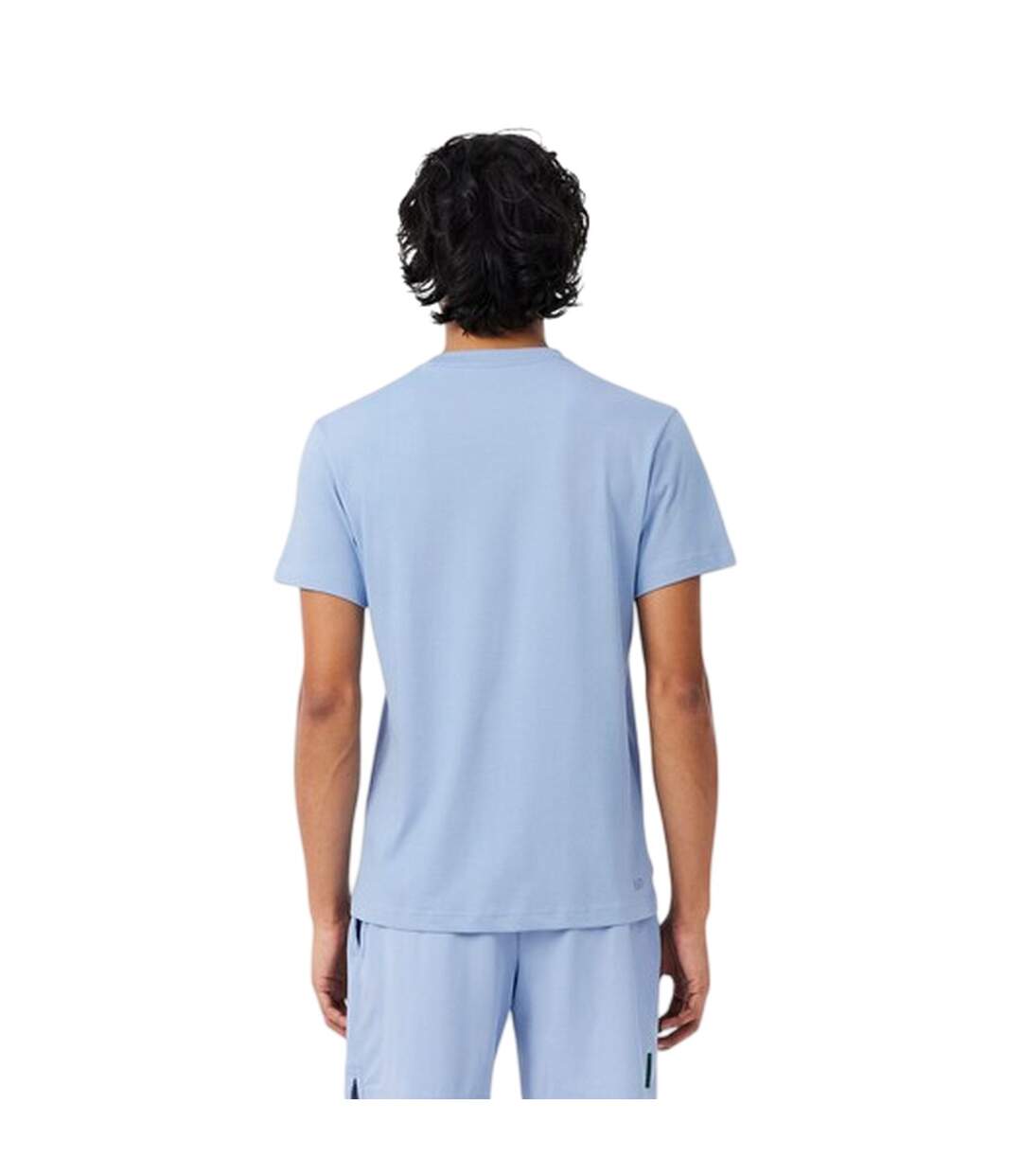 T-shirt Motif/style Texte Homme Bleu Lacoste-3
