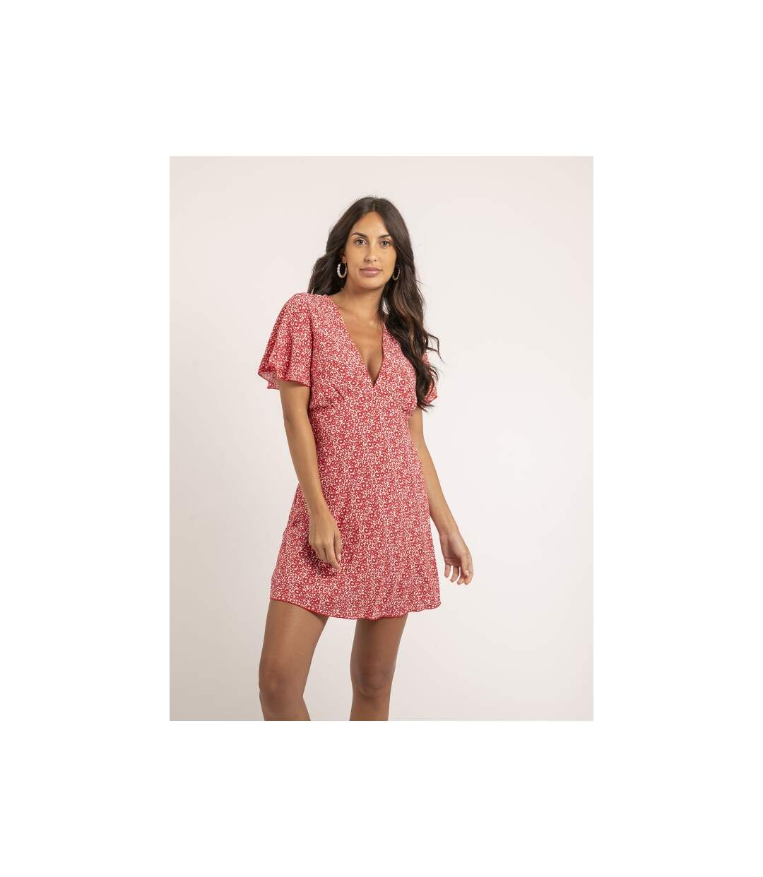 Robe courte motifs IKETA - Dona X Lisa-1