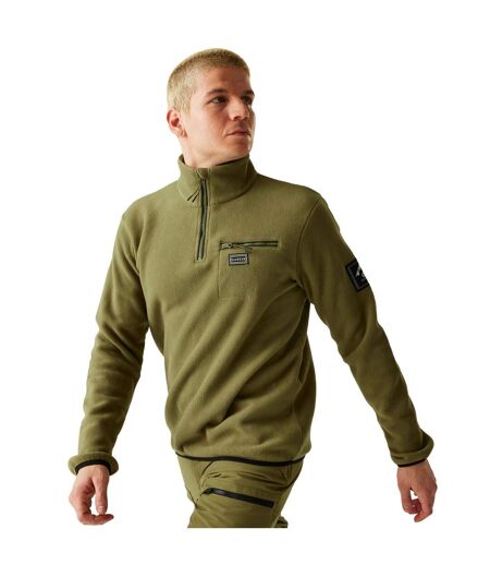 Mens Affinity Mountain Fleece Top Martini Olive Dare 2B