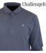 CHALLENGER NATHAN2 — Polo manches longues gris piqué : la touche chic et décontractée-2