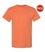 Lot de 5  t-shirts manches courtes hommes orange clair Gildan-1