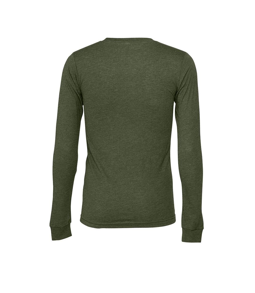 T-shirt adulte vert militaire Bella + Canvas