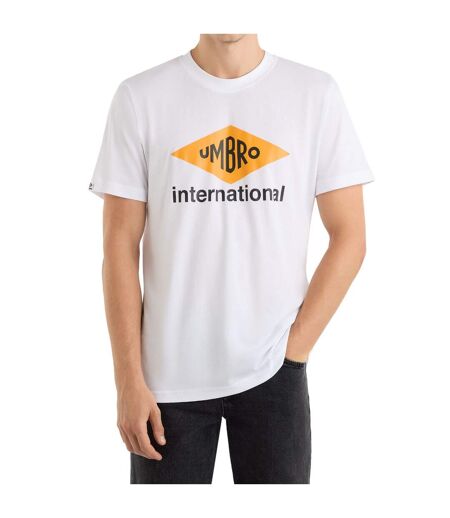 Mens international diamond t-shirt brilliant white Umbro