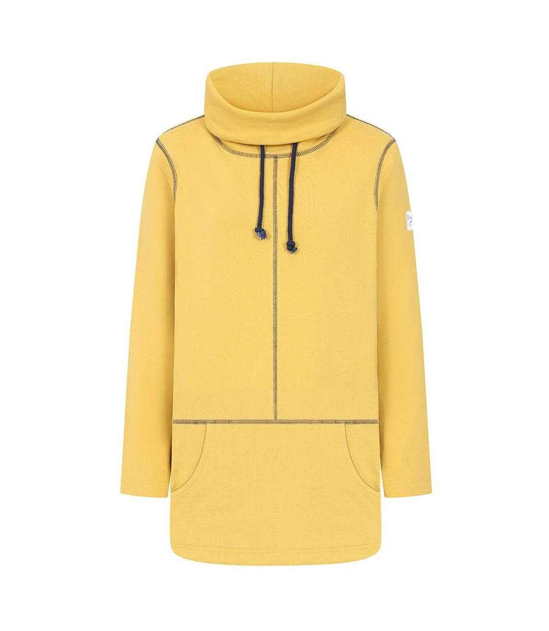 Womens/ladies Drawstring Sweatshirt Heather Lazy Jacks-1