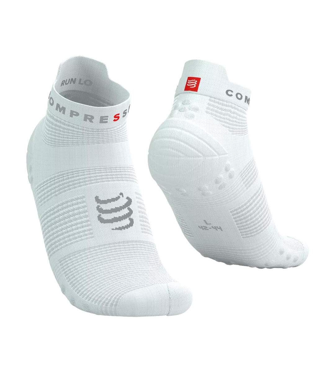 Paire de chaussettes blanches homme compressport pro racing-1
