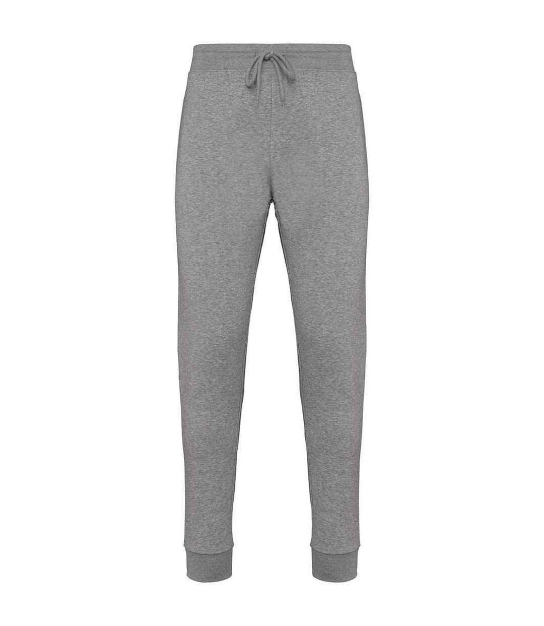 Pantalon de jogging homme gris clair chiné Native Spirit-1