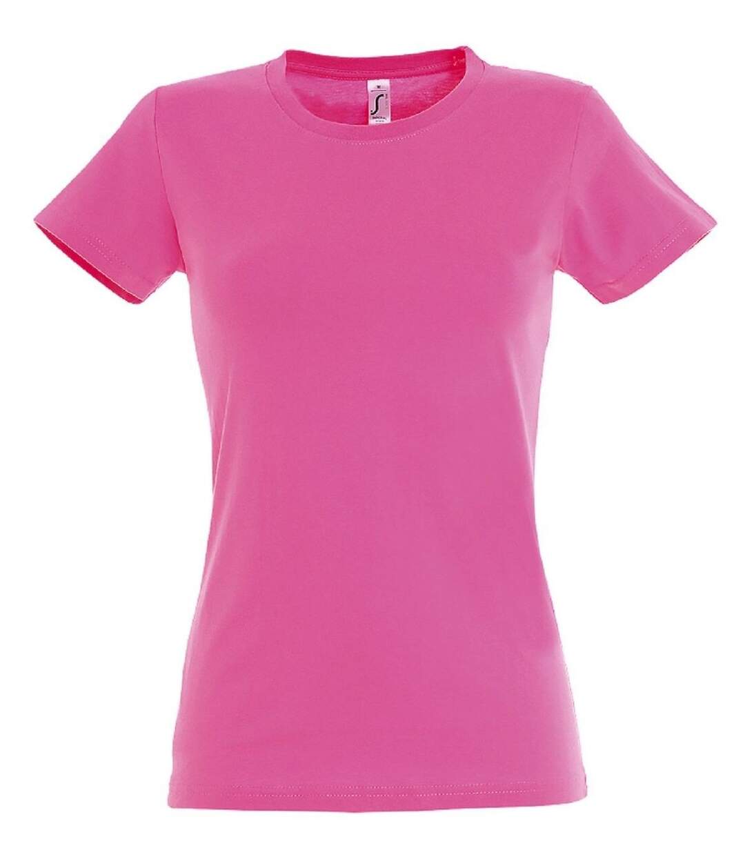 T-shirt manches courtes - Femme - 11502 - rose orchidée-1