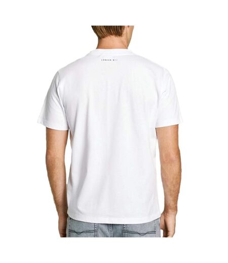 T-shirt blanc homme pepe jeans daxton - l