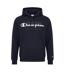Sweat À Capuche Homme Bleu Marine Champion-1